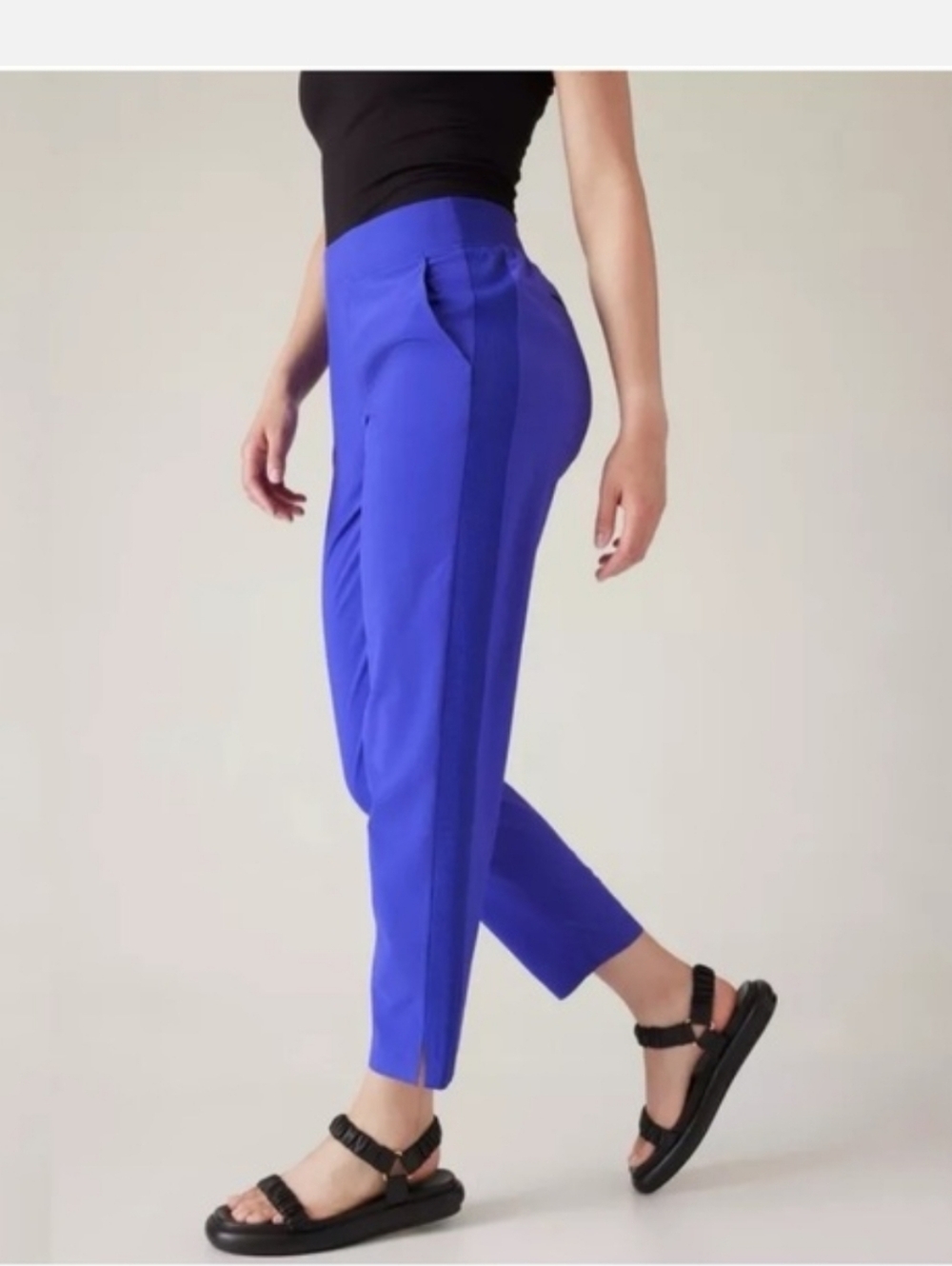 Athleta Brooklyn Ankle Pant Size 6 Cobalt Blue